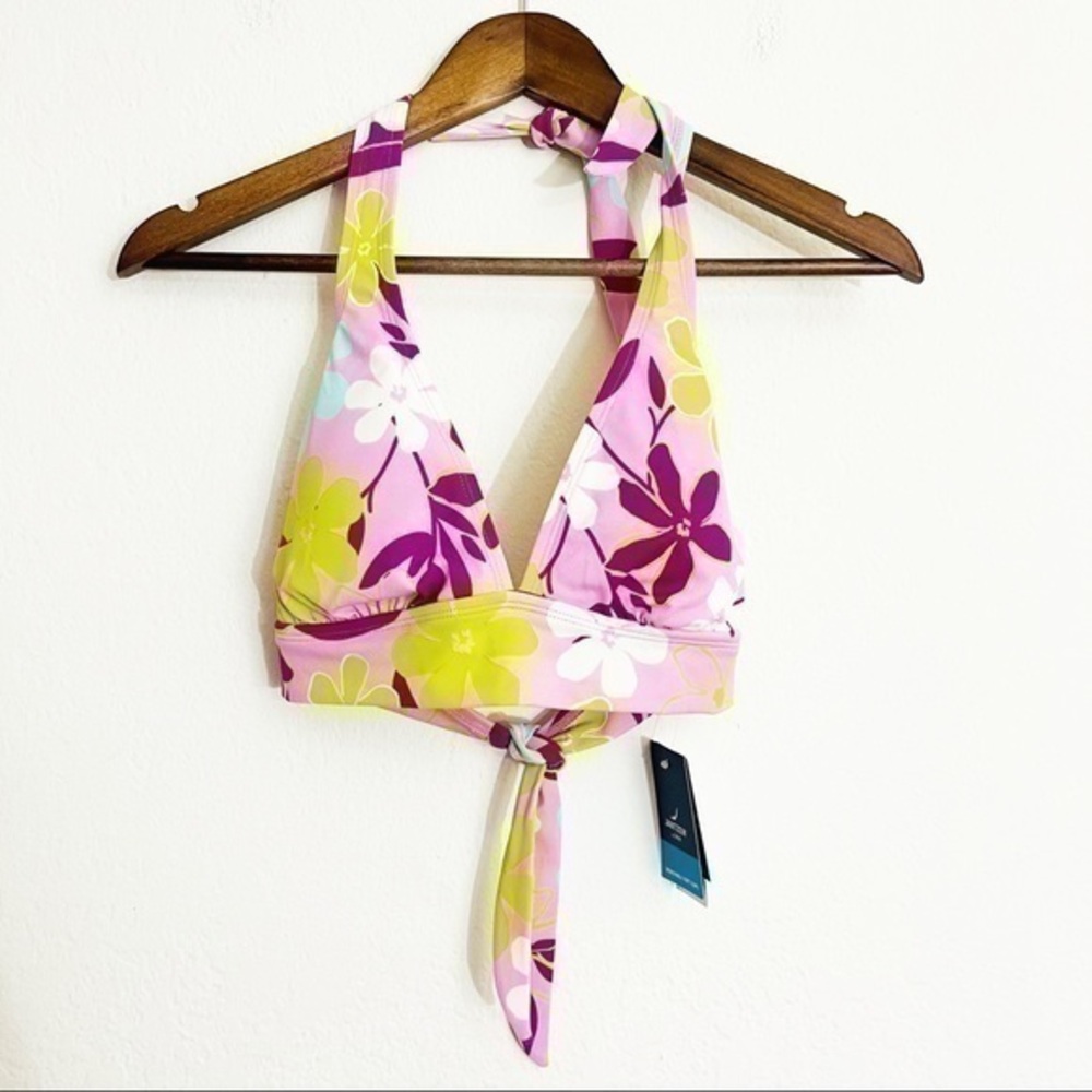 NWT Jantzen Floral Print Two Piece Set Swimwear Size 10
